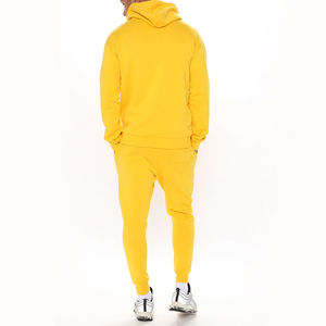 Streetwear personnalisé deux pièces pour hommes, veste de jogging d'automne, ensemble pantalon avec méthode de tissage tricoté avec logo brodé - Product Image 2