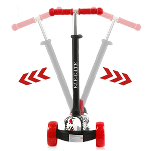 สกู๊ตเตอร์สามล้อพับได้สำหรับเด็ก ทนทาน โครงสร้างแข็งแรง ทำจากโลหะผสม พลาสติก และล้อ PU เหมาะสำหรับใช้งานกลางแจ้ง - Product Image 3