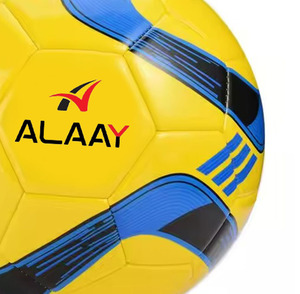 Alaay Ballon de football Vente directe Impression personnalisée en cuir PU/PVC pour l'entraînement et le jeu Taille 5/4/3/2 - Product Image 3