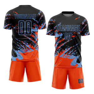 Tenue de football professionnelle, maillot et short de football à séchage rapide, conçus pour l'entraînement en équipe et les matchs - Product Image 1