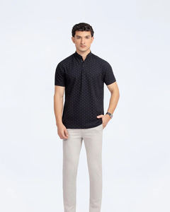 Camisa Casual de Manga Corta 100% Algodón para Hombre, Secado Rápido, Logotipo Sublimado Estampado, Alta Calidad, Personalizada para Golf - Product Image 2