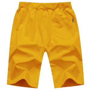 Shorts de fitness pour hommes de 7 pouces à séchage rapide pour exercices d'athlétisme Shorts de course unis à la taille élastique et à poche zippée - Product Image 2