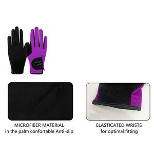 Logo personnalisé Main gauche Gants de golf en peau de mouton Cabretta complet Professionnel en cuir véritable Accessoire de sport Camouflage Protection UV - Product Image 6