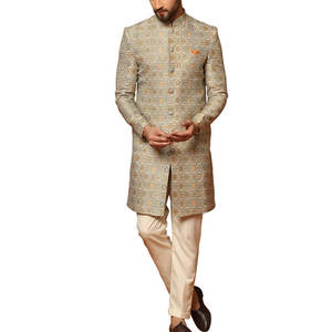 Impresionante y hermoso vestido étnico Sherwani para hombres indios y paquistaníes para fiestas y bodas - Product Image 5