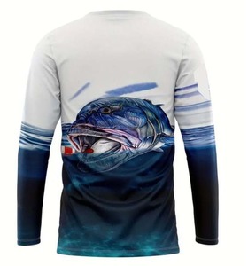 Camisas de Pesca para Hombre, Secado Rápido, Impresión por Sublimación, Logotipo Personalizado, Protección Solar UPF 50, Impermeables, Transpirables, para Exteriores, Nueva Colección - Product Image 4