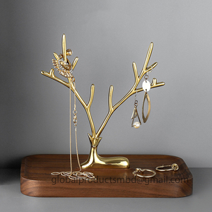 ไม้ตกแต่งด้วยทองฐานแหวนยืนกรวยรูปร่างเครื่องประดับออแกไนเซอร์ - Product Image 3