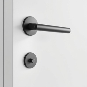 Manija de puerta de aluminio de calidad superior con superficie pulida y forma atemporal perfecta para casas modernas y comerciales elegantes - Product Image 4