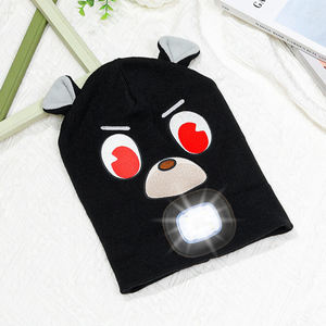 High Quality Unisex Winter Knitted Cap Solid Color Polyester Beanie Wholesale Winter Knitted Fashion Hip Hop Black Color <b>Hat</b> - Product Image 6