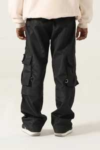 Best Price Hot Selling <b>Men's</b> Pants Washed Cargo Pants With <b>Elastic</b> Waist Multiple Pockets Cotton Comfortable <b>Trousers</b> For <b>Men</b> - Product Image 3