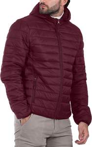 Wholesale Men's Lightweight Hooded Puffer Jacket High Quality Water-Resistant Winter <b>Coat</b> Travel Hiking Canvas Knitted <b>Plus</b> <b>Size</b> - Product Image 4