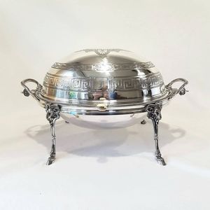 ชุดจานอุ่นอาหารแบบวางซ้อนได้สแตนเลสขนาดเต็มสำหรับใช้ในงานเลี้ยง - Product Image 4