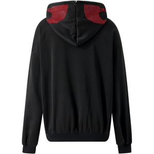 Sudadera con capucha de invierno unisex de alta calidad 100% algodón con cremallera completa, colores personalizados, logotipo y forro polar transpirable, venta al por mayor OEM - Product Image 2