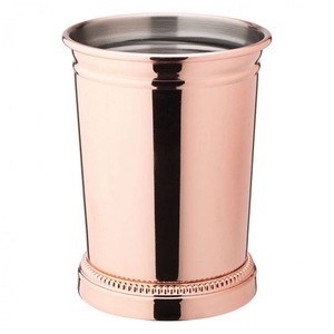 Elegant Look Simple Design Cocktail Mint Julep Glass Superior Quality Rose Gold Color Mint Julep <b>Cup</b> for Bar and Home - Product Image 5