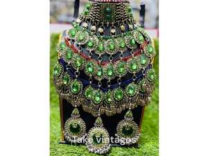 Parures de bijoux afghanes les plus vendues, haute qualité, style vintage 100 % acier inoxydable pour mariages et fêtes, faible quantité minimale de commande - Product Image 2