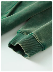 Bon marché, sweat à capuche d'hiver délavé à l'acide avec logo et couleur de haute qualité, sweat à capuche unisexe à impression bouffante vierge pour homme personnalisé - Product Image 6