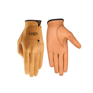 Negro OEM Servicio Unisex 100% Calidad superior Real Cabretta Cuero Múltiples colores Elección Guantes de golf 2025 - Product Image 3