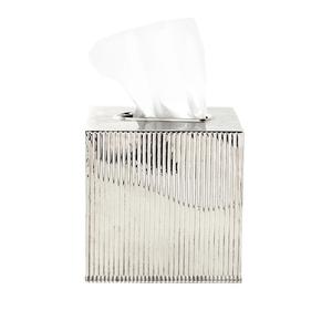 Caja de papel tisú de acero inoxidable de nuevo diseño, Color plateado para el hogar, hotel, boda, proveedor mayorista usado de la India. - Product Image 1