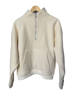 Sudadera Personalizable de Invierno para Mujer, Cierre de Cremallera de un Cuarto, 100% Algodón, Diseño Holgado con Paneles en los Hombros, MOQ Bajo, Sudadera con Capucha - Product Image 2