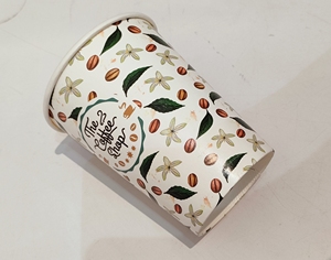 Gobelets en papier artisanal à double paroi de qualité alimentaire biodégradables jetables de qualité supérieure Revêtement en PE Matériaux recyclés Logo personnalisé Respectueux de l'environnement - Product Image 5