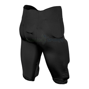 Pantalones de fútbol integrados de manga corta de tallas XL de alta calidad para jóvenes adultos ropa deportiva americana número impreso fútbol en blanco - Product Image 5