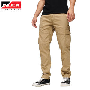 Pantalon tactique cargo léger et respirant pour homme, imperméable, à séchage rapide, décontracté, grande taille, coupe ample à l'avant plat - Product Image 3