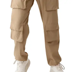 Tactical Ripstop Trousers for Outdoor and Use Quick-Dry Material with Cargo Pockets Available in Camo and Solid Colour