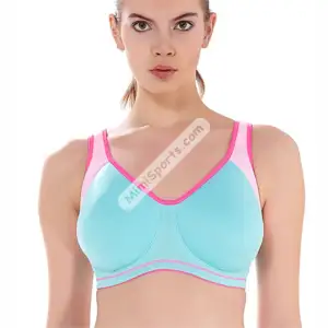 OEM di alta qualità da donna traspirante palestra Top Crop Fitness allenamento atletico in esecuzione Push Up nudo ad alto supporto reggiseno sportivo senza cuciture