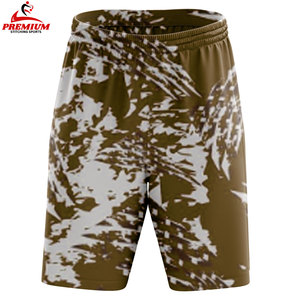 Shorts de bain pour hommes sur mesure en gros, imprimés avec des motifs, coupe ajustée, séchage rapide, avec doublure en mesh - Product Image 6