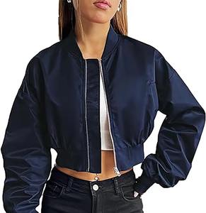 Veste bouffante femmes à manches longues fermeture éclair complète Baggy doudounes manteaux pour femmes mode hiver véritable vestes pour femmes - Product Image 3
