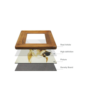 Cadre photo en bois de manguier massif de style traditionnel et patrimonial, finition antique, artisanal, vintage, décoration de table, bureau à domicile, vente en gros - Product Image 5