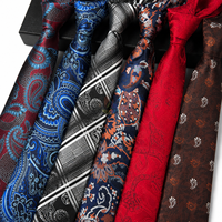 Cravate à motif Gravatas De Luxo Micro Cravatte Professionnel Paisley Green Tie Nueva Moda Corbata Paisley Necktie 7 cm