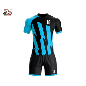 Nuevo estilo, camiseta de fútbol de alta calidad, uniforme de lluvia personalizado, poliéster transpirable, elástico, antibacteriano, secado rápido, venta Unisex - Product Image 5
