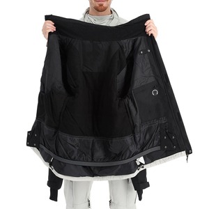 Dernières nouvelles vestes de ski à capuche pour hommes de couleur personnalisée vestes d'hiver isolées chaudes une pièce imperméable - Product Image 4