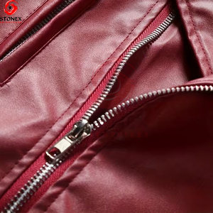 Veste en cuir de qualité supérieure pour homme, fermeture éclair, imperméable, coupe-vent, nouvelle tendance 2025, design tendance, coupe ajustée, élégante - Product Image 4