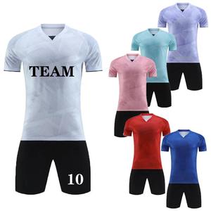 เสื้อเจอร์ซีย์ฟุตบอลและกางเกงขาสั้นชุดฝึกฟุตบอลแฟชั่นสำหรับเด็กผู้ชายเสื้อกีฬาระบายอากาศสำหรับเด็ก - Product Image 1