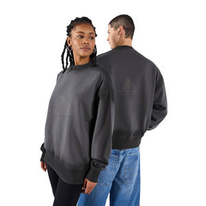 Sudadera de Cuello Redondo con Diseño Personalizado para Invierno, Estilo Holgado, Elástica, 100% Algodón, Felpa Ecológica, Puños y Dobladillo Acanalados, Unisex - Product Image 1