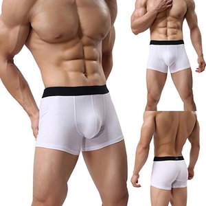 Calzoncillos Bóxer de Tela de Punto Transpirable, Antibacteriana y de Secado Rápido para Hombre, con Logotipo Personalizado Impreso y Color Personalizado - Product Image 2