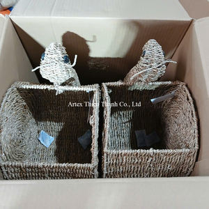 ตะกร้าหวายแมวทำด้วยมือออแกไนเซอร์ตกแต่งรูปสัตว์หวายธรรมชาติสำหรับสถานรับเลี้ยงเด็กเด็กตกแต่งห้องผู้จำหน่ายจากเวียดนาม - Product Image 6