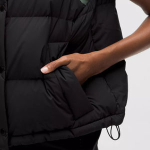 Chaleco de utilidad Ecuestre para mujer, chaqueta acolchada sin mangas, chaleco acolchado transpirable personalizado de talla grande de nailon cálido para invierno - Product Image 3