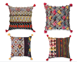 Gold Supplier Hand Woven Indian Bohemian <b>Pillow</b> Cover Hot Sale Handmade Bohemian Home <b>Decor</b> Decorative <b>Pillow</b> Cover - Product Image 4