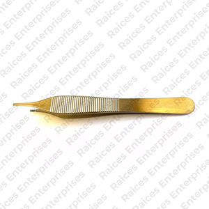 Venta directa de fábrica, pinzas de tejido marrón Adson, juego de instrumentos quirúrgicos de acero inoxidable, precio - Product Image 2