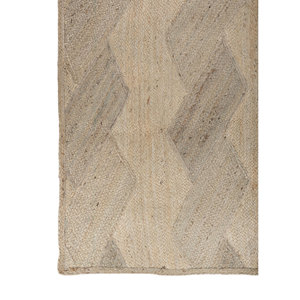Alfombras de Yute y Cáñamo Nomadic Threads PDJT-806 Verdes, Tejido Plano, Diseño Chevron, Alfombra para Sala de Estar, Decoración del Hogar, para Uso en Pasillos - Product Image 4