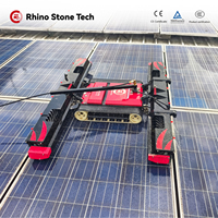 Machine de nettoyage de panneaux solaires photovoltaïques pour toits résidentiels, commerciaux et industriels, équipement robotisé pour le nettoyage des panneaux solaires photovoltaïques