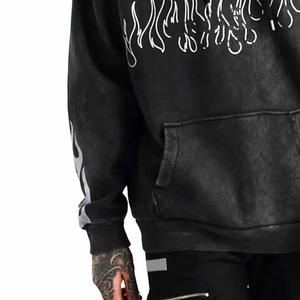 Personnalisé décontracté lavage à l'acide personnalisé hommes lavage à l'acide sweats à capuche vente chaude léger lavage à l'acide à capuche - Product Image 5