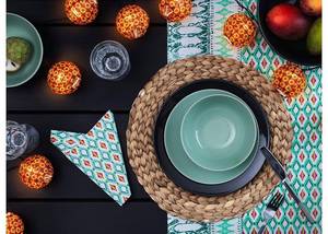 Napperons ronds tissés à la main disponibles, jacinthe d'eau douce du Vietnam - Product Image 3