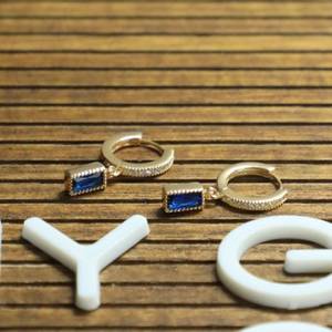 Earrings-A09 di moda natalizia in oro cubico in argento Sterling 925 placcato 18K - Product Image 4