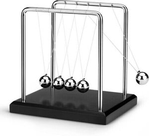 SS Manufacture Newton Cradle With 5 Balls and Black or Wooden Strong Stand - Product Image 4