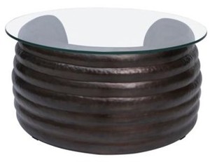 Yahto โต๊ะกระจกปรับระดับความสูงเคลื่อนย้ายได้, เฟอร์นิเจอร์ห้องนั่งเล่นพร้อมที่เก็บของตกแต่งบ้าน - Product Image 2