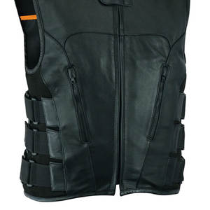 Chaleco de moto de invierno transpirable informal de piel de vaca de alta calidad al por mayor, logotipo de color personalizado, de secado rápido ecológico - Product Image 5