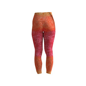 Ideal For Yoga Wear And Gym Workouts Elastic Waist Yoga Leggings Comfortable Women's Leggings With Soft Stretch <b>Fabric</b> - Product Image 2